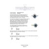 Image 5 : 3.17 ctw Sapphire and Diamond Ring - 18KT White Gold