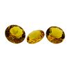 Image 1 : 9.75 ctw.Natural Round Cut Citrine Quartz Parcel of Three