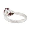 Image 3 : 2.40 ctw Ruby and Diamond Ring - 18KT White Gold