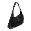 Image 3 : Gucci Black Canvas Leather Trim Jackie Shoulder Bag