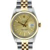 Image 1 : Rolex Mens 2 Tone 14K Champagne Index 36MM Datejust Wristwatch