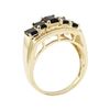 Image 4 : 2.30 ctw Onyx and Diamond Ring - 14KT Yellow Gold