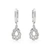 Image 1 : 14k White Gold 0.33CTW Diamond Earrings, (SI2/G)