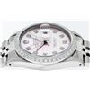 Image 6 : Rolex Mens Stainless Steel Pink Diamond 36MM Datejust Wristwatch