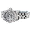 Image 7 : Rolex Ladies Stainless Steel Quickset Meteorite Diamond Lugs Jubilee Datejust Wr
