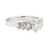 Image 1 : 1.35 ctw Diamond Ring - 14KT White Gold