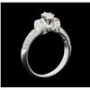 Image 6 : 0.65 ctw Diamond Ring - 18KT White Gold
