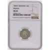 Image 1 : 1860A Germany 1 Silber Groschen Prussia Coin NGC MS65