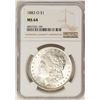 Image 1 : 1883-O $1 Morgan Silver Dollar Coin NGC MS64