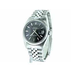 Rolex Datejust Stainless Steel Mens Wristwatch