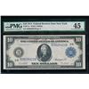 Image 1 : 1914 $10 New York Federal Reserve Note PMG 45