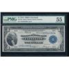 Image 1 : 1918 $1 Cleveland Federal Reserve Bank Note PMG 55