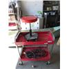 Image 1 : Rolling Cart, Mechanic Stool & 50ft Extension Cord