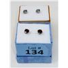 Image 2 : 2 New Pairs of Sterling Silver Earrings