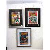 Image 1 : 3 Pressure Framed Complete Collector Comics