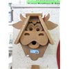 Image 1 : New Solid Wood Cow Design Bird House