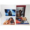 Image 1 : 4 Certified 8" x 10" Autographed Photos