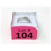 Image 2 : Sterling Silver Emerald & Diamond Band Ring