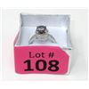 Image 2 : 2.5 CT Mystic Topaz & Diamond Sterling Silver Ring