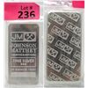 Image 1 : 10 Oz Johnson Matthey .999 Silver Bar