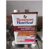 Image 1 : 4 Gallons of Thompsons Water Seal Wood Stain