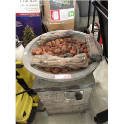 Gas Fire Bowl - 29" Tall x 21" Diameter