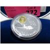 Image 2 : 1997 .925 Silver "Snowbirds" Coin with Gold Inlay