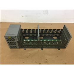 Allen Bradley 1746-P2 SLC 500 POWER SUPPLY w/ 1746-A10 SLOT RACK