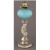 Image 1 : VICTORIAN MERCURY GLASS OIL LAMP