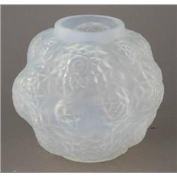 ANDRE HUNEBELLE MOLDED GLASS VASE