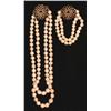 Image 1 : PEARL NECKLACE AND MATCHING BRACELET