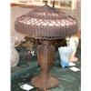 Image 1 : LATE VICTORIAN WICKER TABLE LAMP