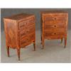Image 1 : PAIR OF ITALIAN NEOCLASSICAL MARQUETRY COMMODES