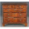 Image 1 : GEORGE I BURL WALNUT CHEST OF DRAWERS