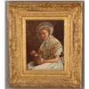 Image 1 : SCANDINAVIAN PORTRAIT OF A LADY WITH COFFEE MILL