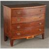 Image 1 : MAHOGANY BOW FRONT FEDERAL CHEST