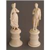 Image 1 : PAIR OF CONTINENTAL CARVED IVORY FIGURES