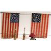 Image 1 : PAIR OF 36 STAR AMERICAN FLAGS, LINCOLN?