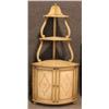 Image 1 : FRENCH DIRECTOIRE STYLE PAINTED CORNER ETAGERE