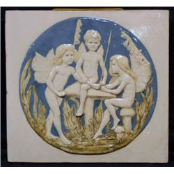 DELLA ROBIA POTTERY PLAQUE
