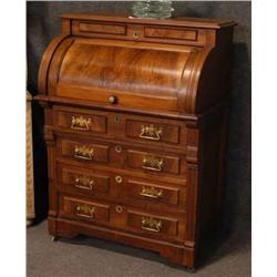 VICTORIAN CYLINDER ROLL DESK
