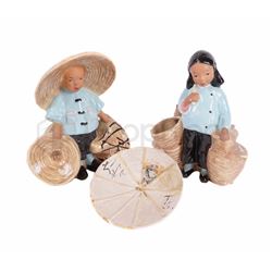 I Love Lucy Statue Set