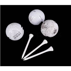 LOST Golf Balls & Gold Tee Set