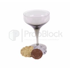 Star Wars Episode VIII Casino Chips & Glass