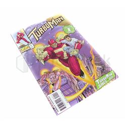 Turboman Metallic Comic Book Cover