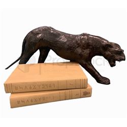 Black Panther Book & Statue Set