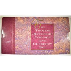 1993 THOMAS JEFFERSON COIN & CURRENCY SET
