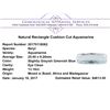 Image 1 : 13.18 ct.Natural Rectangle Cushion Cut Aquamarine
