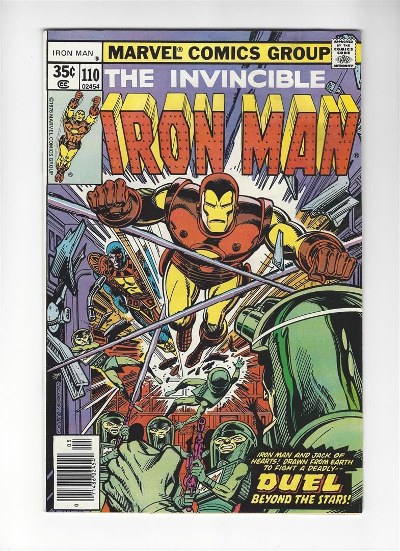 The Invincible Iron Man Issue #110 by Marvel Comics