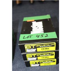 Ammunition - 3 boxes - 60 rnds